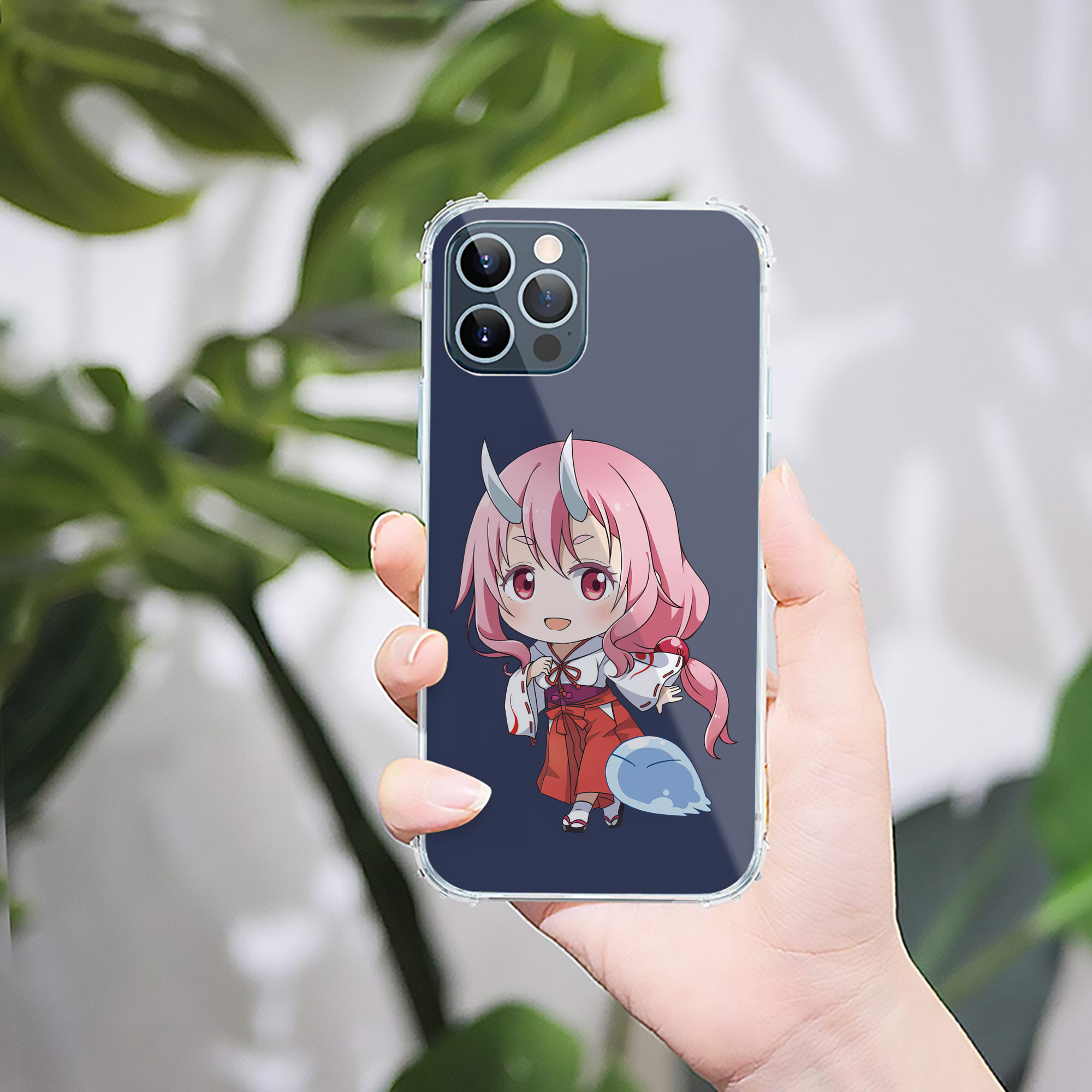 （画像用） 転スラ Regarding Reincarnated to Slime 【iPhone 12シリーズ対応】透明スマホケース（クリアソフトケース）
